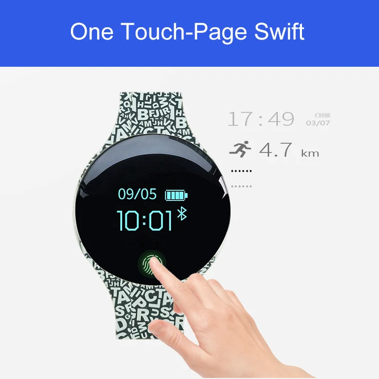 TLW08 Bluetooth Montre Смарт часы спортивный браслет Bande Podometre Sommeil трекер фитнес умные Pour
