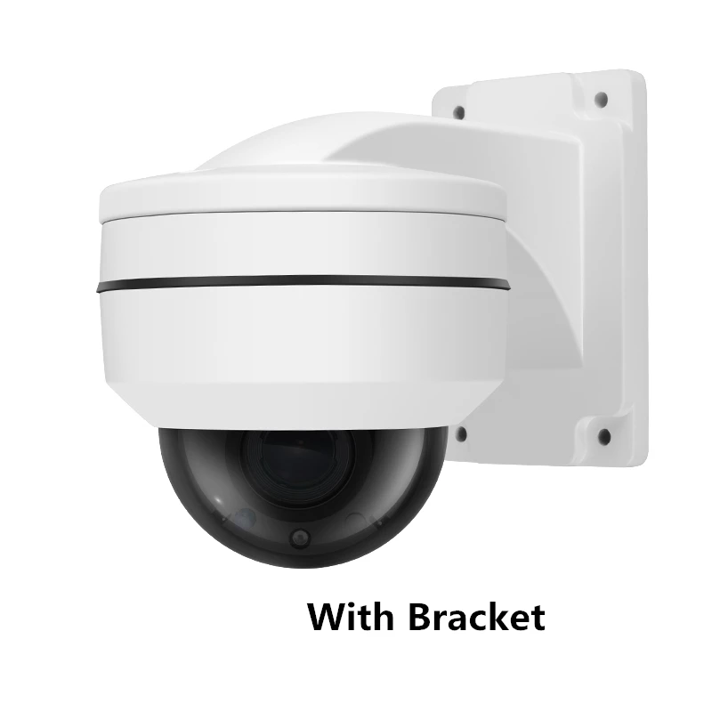 Моторизованная 4 кратная варифокальная мегапиксельная IP PTZ купольная камера