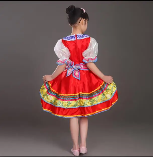 Детский традиционный русский татар узбекский Buick, детская одежда для народных танцев