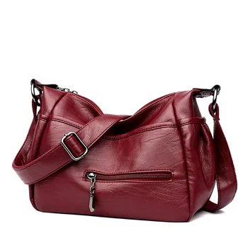 

2019 Women Handbag PU Leather Luxury Handbags Women Bags Designer Travel Bag Messenger Shoulder Bags for Women Zipper Sac A Main