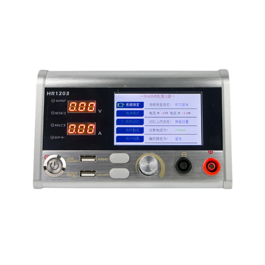 

HR3006 30V 6A Intelligent Voltage Regulator Current Power 6A Oscilloscope Meter With Fast USB Charging Port Phone Repair Tool