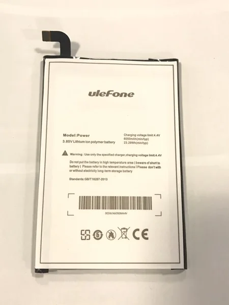 ulefone power Battery Replacement 6050mAh Large Capacity Li-ion Backup Battery For ulefone power Smart Phone In stock