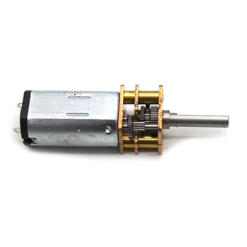 

N30 Geared Motor DC 6V Speed Reducer Motor 3mm D Axis Shaft, 170rpm, Large Torque Copper Gearbox Small Motor for Robot Models