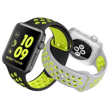 

Soft Sport Watchband 42mm/38mm Nike Silicone Watch Band For iwatch Series 4/3/2/1 Bracelet Replaced 40mm/44mm Watch Accessories