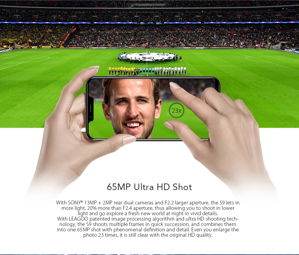 Original Leagoo S9 Android 8.1 Mobile Phone 5.85'' U-shape Display MT6750 Octa Core 4GB RAM 32GB ROM Smartphone Fingerprint OTG Original Leagoo S9 Android 8.1 Mobile Phone 5.85'' U-shape Display MT6750 Octa Core 4GB RAM 32GB ROM Smartphone Fingerprint OTG