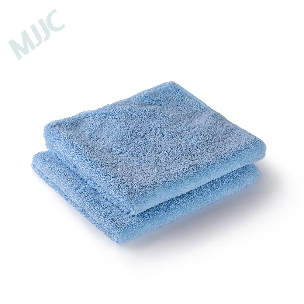 

MJJC 40x40cm 390gsm High Quality Edgeless Plush Microfiber Towel Multifunctional Towel for Washing Buffing Polishing Drying