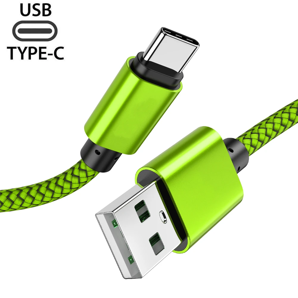 

USB Type C Cable 3.0 Fast Charger For Samsung S10 S9 A50 A40 Mobile Phone Type-C USB Data Cord For Huawei P30 Pro P20 lite Cable
