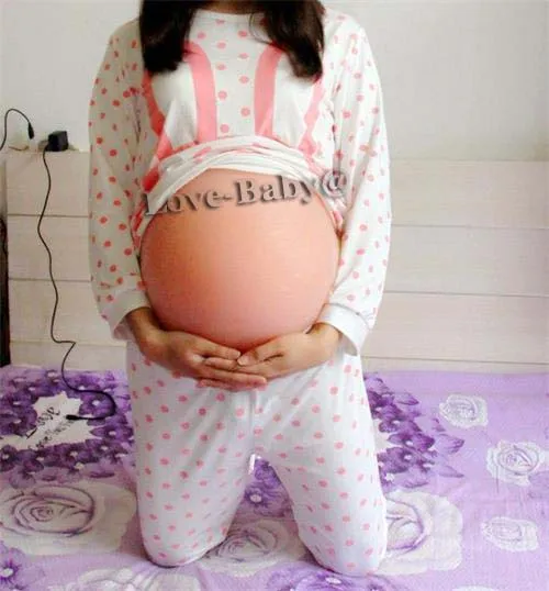 FakeBellyPregnanttwinsBabyBumpforshowofSiliconeProsthetics