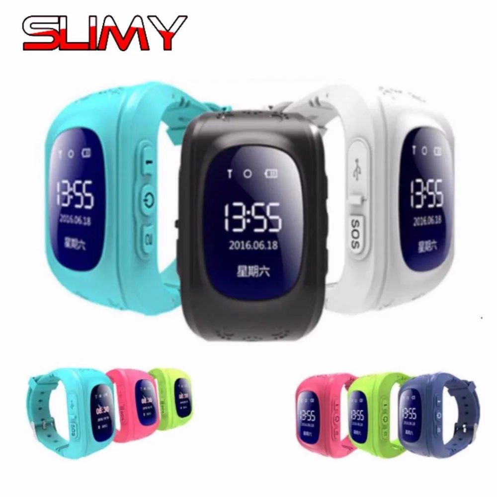 

Slimy Kids GPS Smart Watch Q50 2G SIM Calls Chat Anti-lost SOS Remote Children Safety Monitor Health Helper for Baby Smartwatch