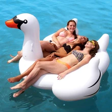 190x190cm plastic swimming pool toys white swan swim ring pools adult kids baby intex large inflatable animal swimming pools