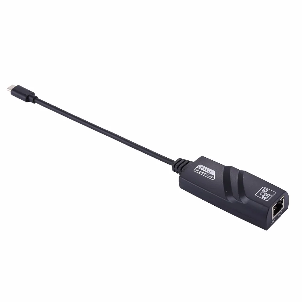 Adaptador de Rede Ethernet Usb-c Gigabit 15cm Cabos de computador e conectores - Imagem 5