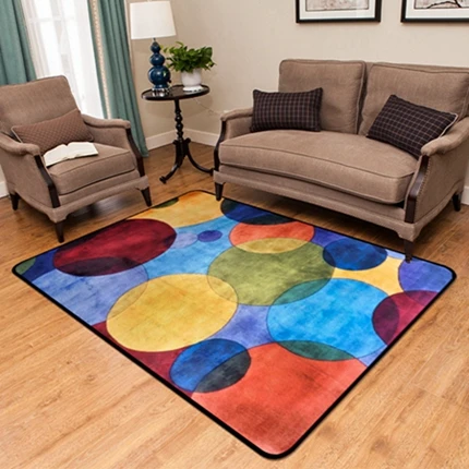 Carpet2 Золотой узор пшеницы прямоугольный ковер ковры мягкие толстые гостиная спальня украшения не-антискользящий коврик открытый дети играть ковры - Цвет: Carpet2