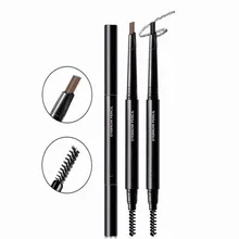 20 шт. двухместный автоматический карандаш для бровей с щеткой для макияжа Красота Стиль Косметика бровей инструменты по