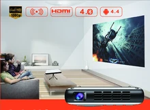 Pocket Android projector with LED bulb (500 lumens-RK3128-Quad core 1GB DDR3-8GB flash-HDMI-1080P-Bluetooth-4300mha battery)