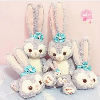 

Long 45cm Duffy Friends Stellalou Rabbit Ballet Long Ear Rabbit Doll Stuffed Animals Soft Girls Plush Japanese Anime Toys