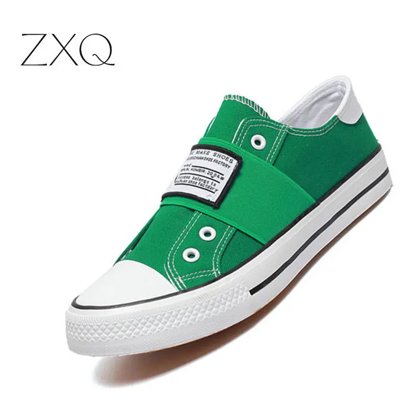 

Brand Spring Summer Men Canvas Shoes Fashion Lace-up Casual Flats Shoes Breathable Student Shoes Men 2019 Black Green