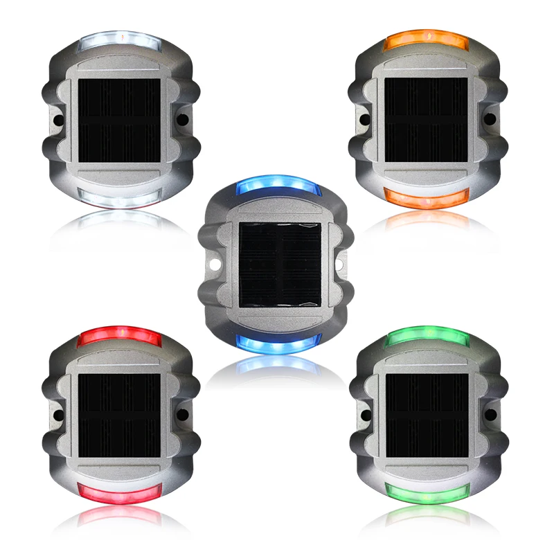 Emissor de Luz Pacote Peças Levantadas Maker Stud Estrada Solar Powered Caminho Varanda Pátio Deck Doca Diodo Constante um 5