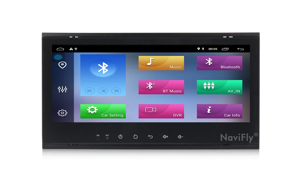 NaviFly 8," экран Android9.1 32G rom автомобильный FM радио gps кассета для Volkswagen VWTouareg Multivan T5(2002-2010) Автомобильный RDS DVR