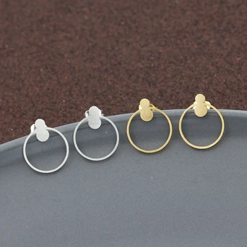 

Wholesale 10Pairs Boucle D'oreille 2018 New Circle With Infinity Earrings For Women Lady Girl Accessories Stainless Steel Bijoux