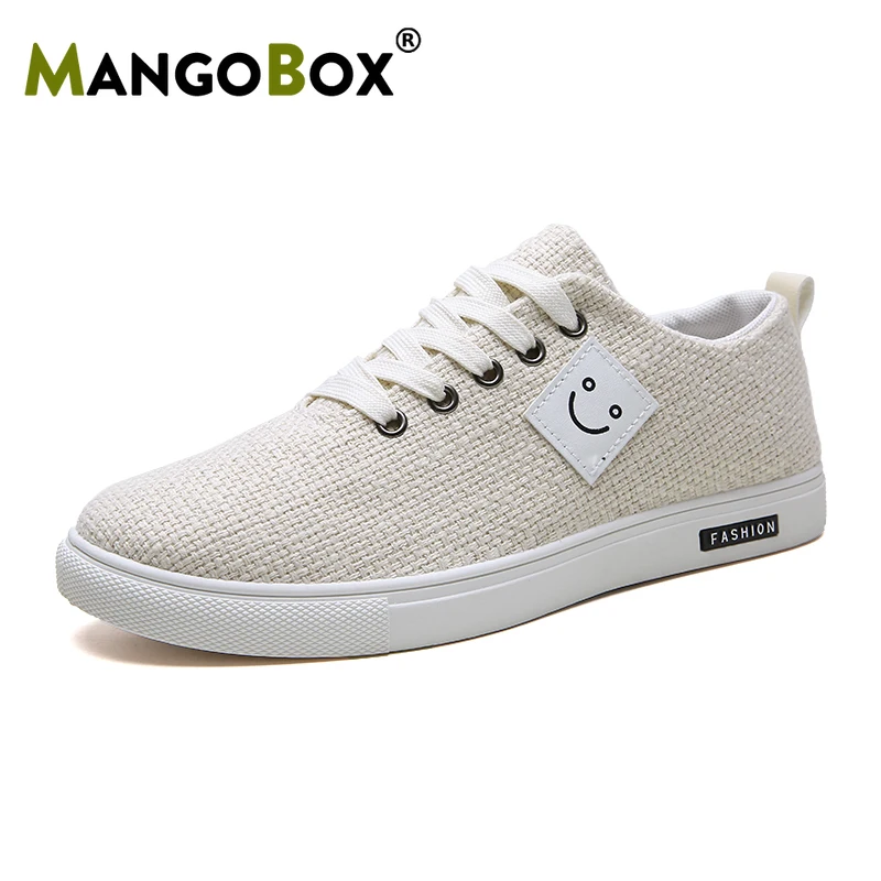 حذاء قماش الرجال ضوء الوزن القنب شبكة تنفس أحذية تزلج Mangobox الصيف 2019 أزياء من الدانتل متابعة أحذية رياضية من قماش القنب