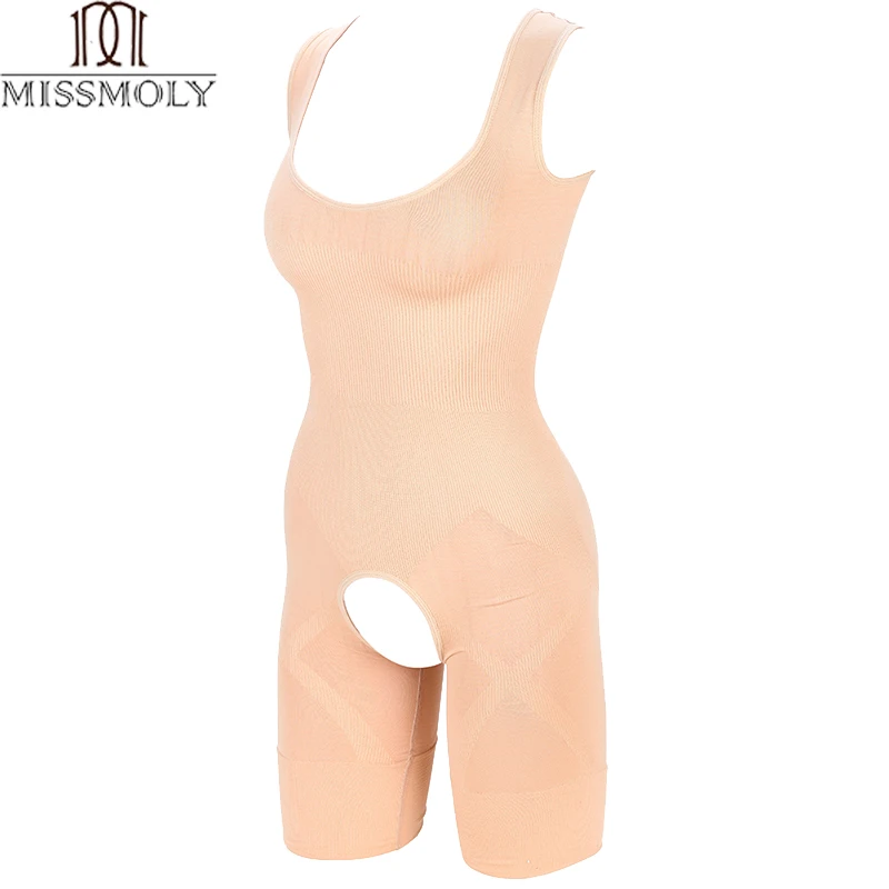 Мисс Moly Bamboo Full Body Shaper Магия Пластика корсет для похудения Тяговая Нижнее белье бедра редуктора моделирование Корректирующее белье для