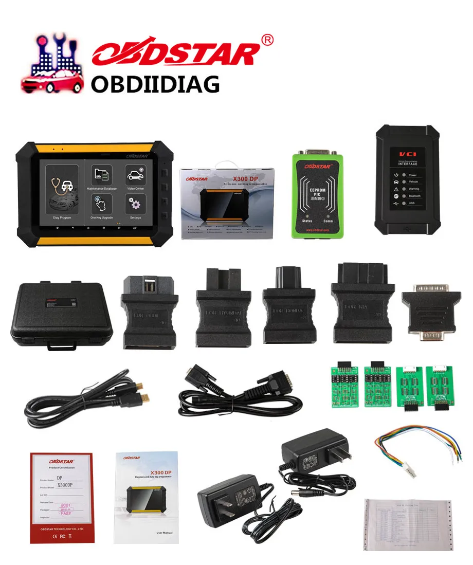 

OBDSTAR X300 DP X-300DP PAD Android Tablet Full Package with Multi-Language Available X300 DP Key Master like x100 pad 2