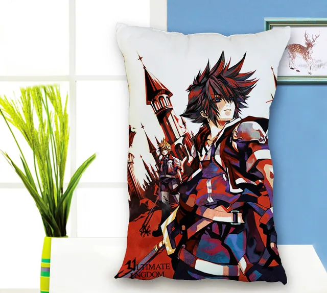 Japanese Anime Kingdom Hearts Rectangle Pillow Case Pillowcase