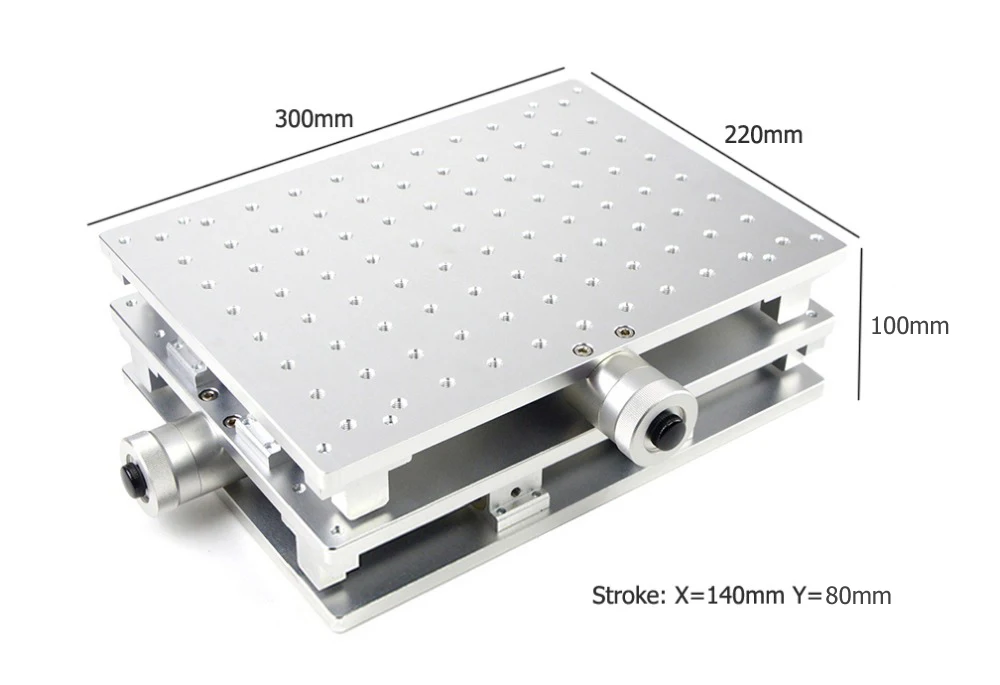 2D Рабочий стол 2 оси перемещение верстак DIY Рабочая часть волокно CO2 лазерной маркировочная гравировальная машина прямые поставки с фабрики