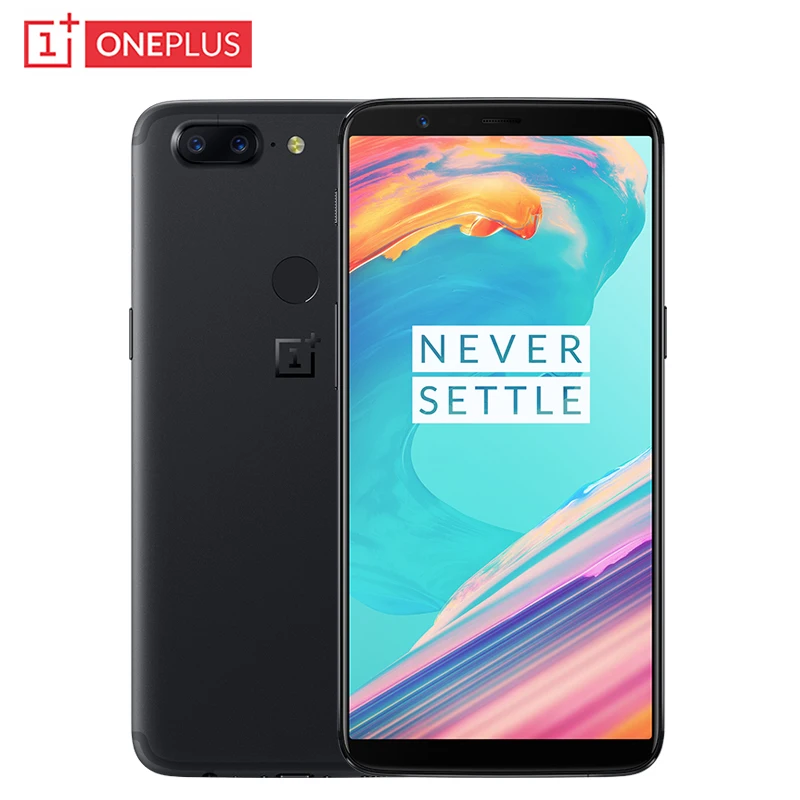 Мобильный телефон OnePlus 5 T, 6,01 дюймов, 6 ГБ ОЗУ, 64 Гб ПЗУ, Восьмиядерный процессор Snapdragon 835, Android 7,1, двойная задняя камера, NFC Смартфон