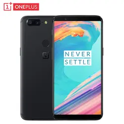 Оригинальный OnePlus 5 т Мобильный телефон 6,01 дюйма 6 ГБ оперативная память 64 Встроенная Snapdragon 835 Octa Core Android 7,1 Dual Back камера NFC Смартфон