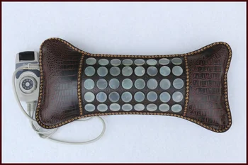 

Hot in Thainland 2016 Jade Pillow Thermal Massage Pillow Bamboo Carbon Fiber Cushion Jade Cushion Electric Heated Free Shipping