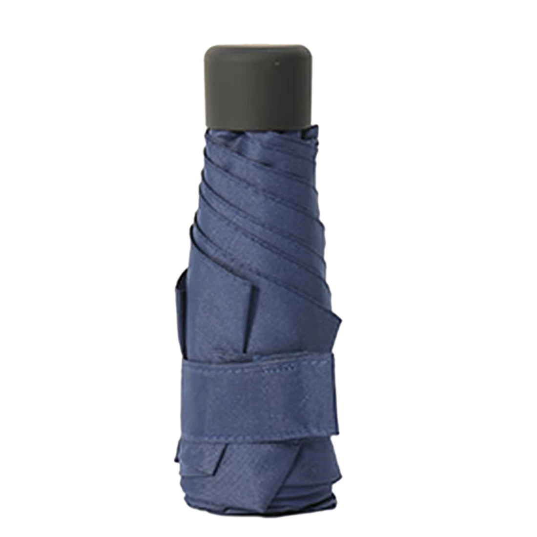 Горячий 20 дюймов пятискладной переносной зонтик водонепроницаемый дорожный Зонт от дождя девушки анти-УФ водонепроницаемый зонты для путешествий - Цвет: Blue
