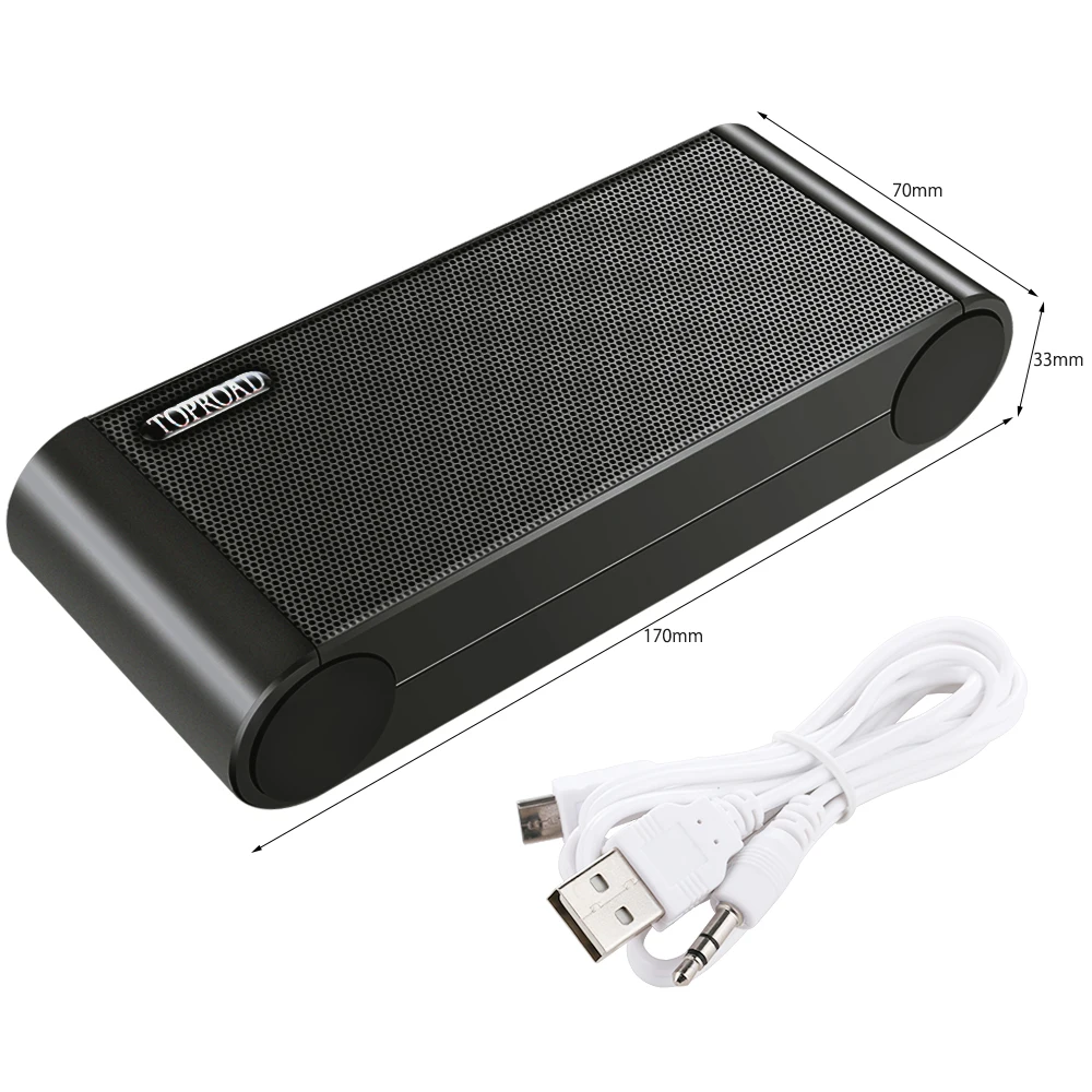 Bluetooth Speaker TOPROAD Wireless Portable Enceinte Handsfree MP3 With Mic TF FM HIFI Subwoofer Deep Bass Loudspeakers