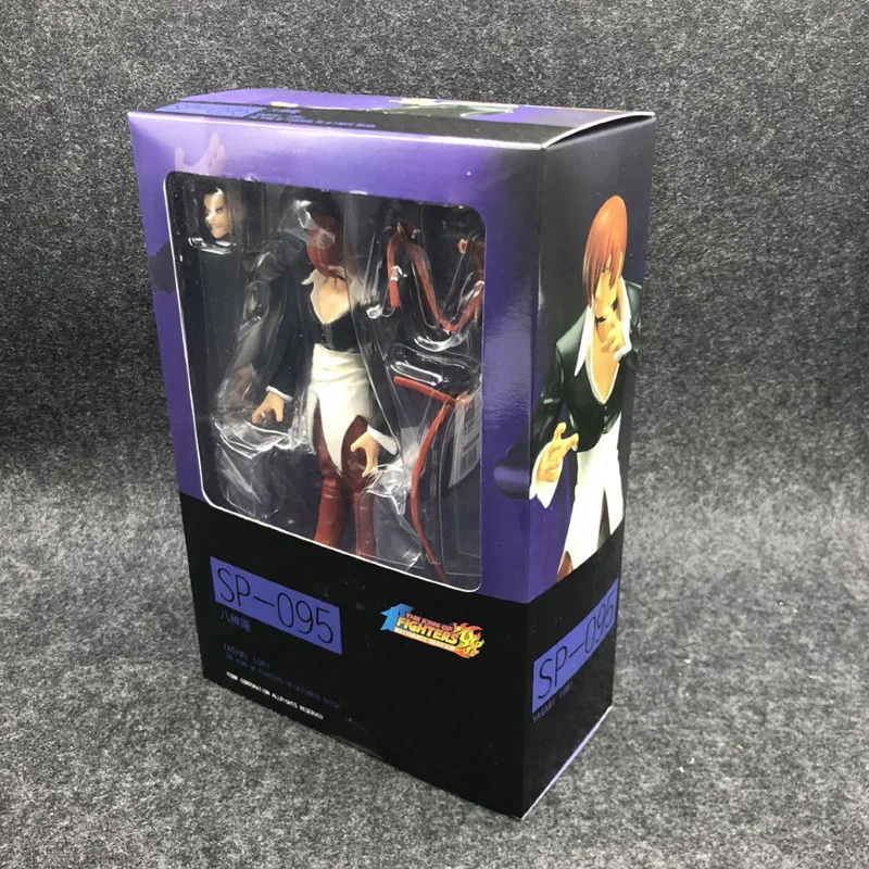 Figma игра КОФ Король бойцов Кио Kusanagi& Iori Yagami BJD ПВХ фигурка модель игрушки - Цвет: Iori Yagami box