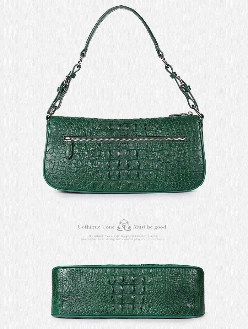 Couro de Crocodilo Bolsa de Couro Bolsa de Ombro Bolsa de Couro de Crocodilo do Bolsa para Mulheres Gete Novo Crossbody Bolsa Moda Lady Satchel de do para Mulheres 11 Bolsas de ombro