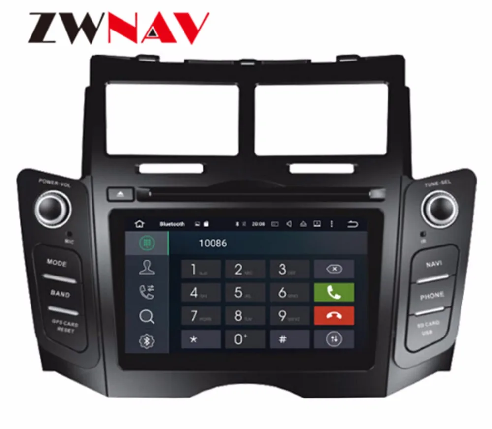 Perfect Android 8.0 8 Core RAM 4GB ROM 32GB Car Screen Radio For Toyota Yaris 2005-2011 Black Car DVD Player GPS Navigation Doble DIN 4