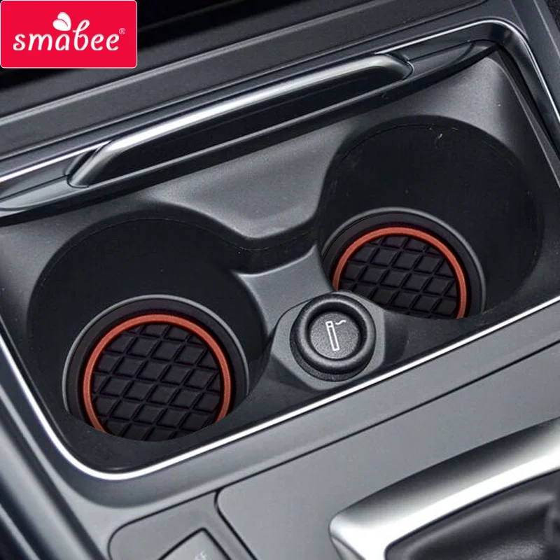 

SMABEE Anti-Slip mats for BMW F30 3 Series 2013 - 2018 Interior Accessories Cup Holders F31 F34 318i 318d 320i 320d 330d Car Sticker Coaster