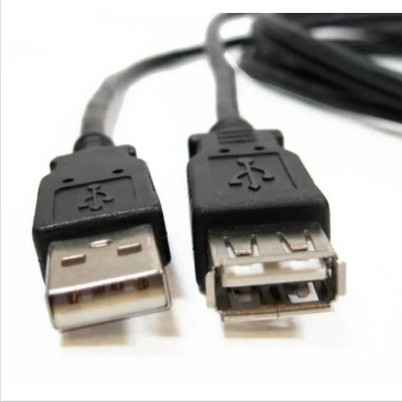 USB الذكور إلى الإناث تمديد مهايئ شاحن البيانات الحبل موسع كابل للهواتف محول محمول PC ماوس USB الأجهزة