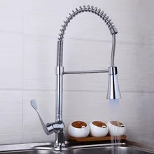 Best Кухня torneira нет необходимости Аккумуляторы свет Поворотный Chrome 8085/7 бассейна раковины водопроводной воды судно смеситель кран