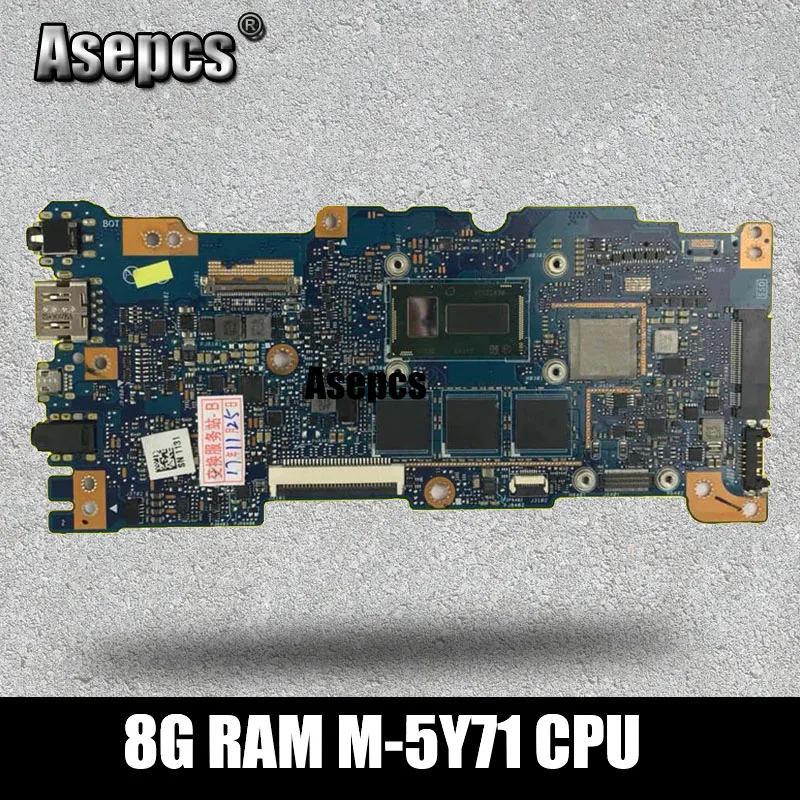 Asepcs UX305FA материнская плата для ноутбука For Asus UX305F UX305 тест оригинальная 8G RAM M-5Y71/5Y70