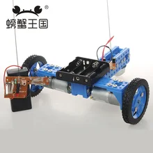 PW M20 DIY Mini RC Car with Remote Controller Universal wheel Technology Invention Funny Puzzle Education