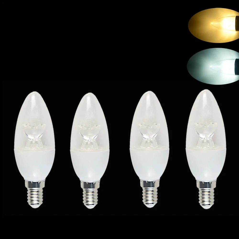

JianJianDian Dimmable E14 E12 Led Bulb Lamp High Power 8W Spotlight Led 360Degree Beam For Crystal Chandelier Lighting 800LM