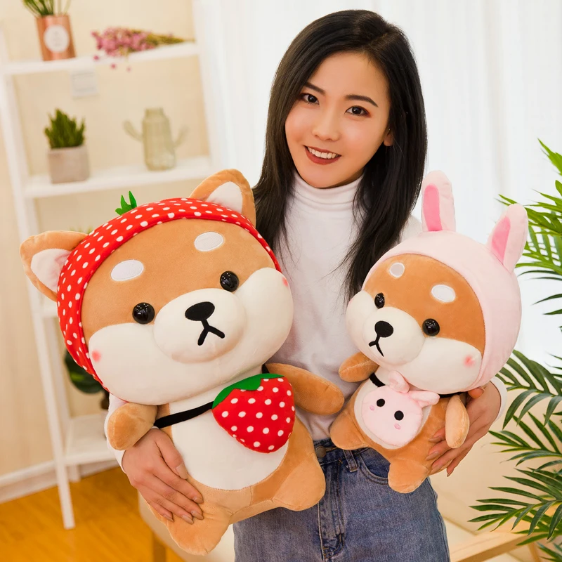 Candice guo плюшевая игрушка мягкая кукла мультяшное животное Сиба собака стать