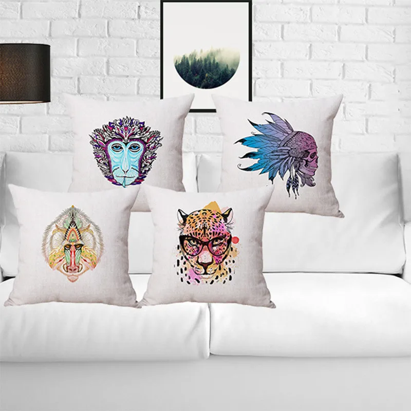 45x45cm New Cactus//Fleur Taie d/'oreiller Housse de Coussin Maison Canapé Lit Voiture DECOR Litt