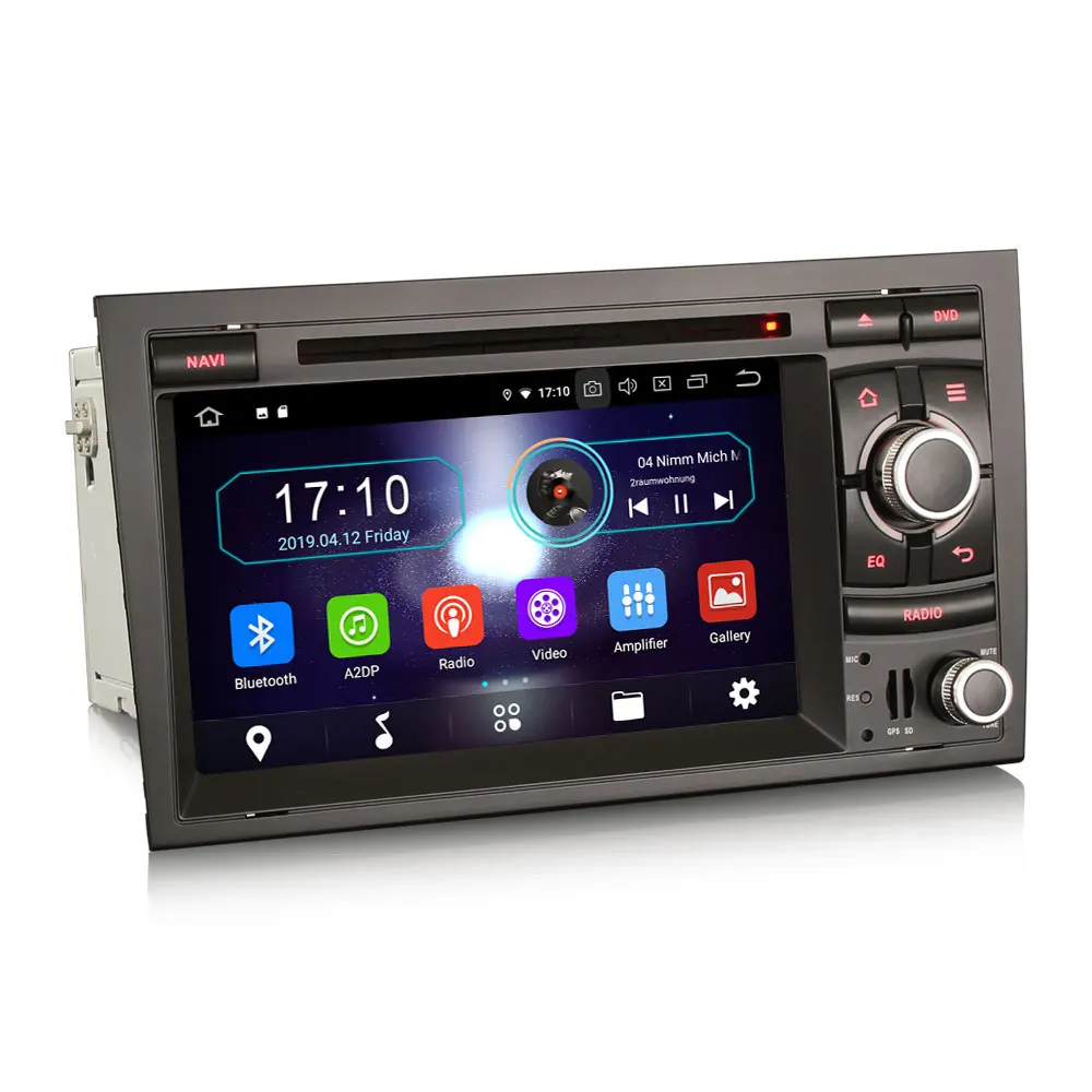 Excellent 7" Android 9.0 Pie OS Car DVD Multimedia Navigation GPS Radio for Seat Exeo 2008-2013 with External DAB+ Receiver Box Support 1