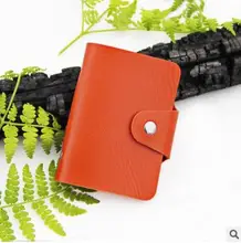 2016 fashion 10 bits quality PU leather women men card bags card wallet credit card id holder passport cover organizer manager
