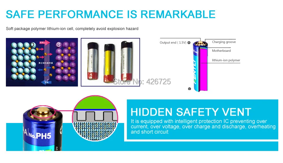 4 шт. KENTLI 1,5 v 3000mWh литий-полимерная литий-ионная полимерная литиевая аккумуляторная батарея аа батарея+ 4 канала отсек зарядное устройство chargeur