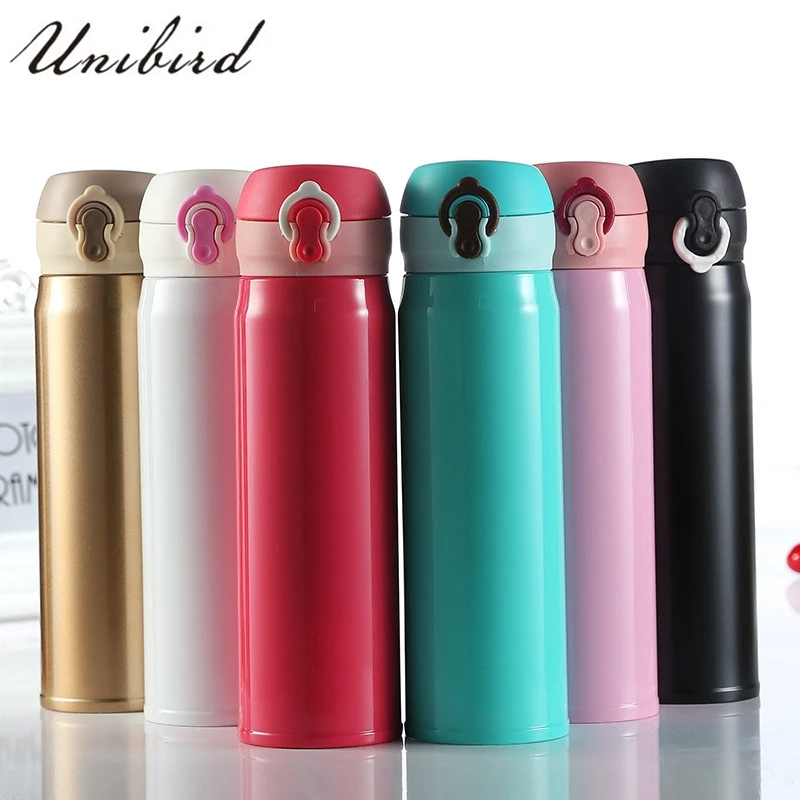 

Unibird Thermos Thermo Mug Insulated Double Wall Stainless Steel Vacuum Flasks Thermocup Travel Tumbler Drinking Bottle