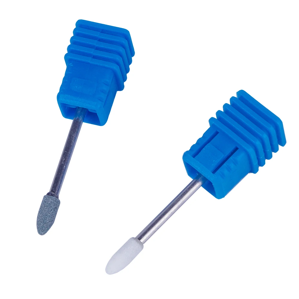 

FOREVEYLILY 2 Colors Diamond Nail File Drill Bit Burr Milling Cutter Manicure Electric Nail Drill Machine Nail Accessories
