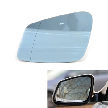 

Left For BMW F01 F02 F07 F10 F12 F13 F11 F18 Front Side Heated Wing Door Mirror Blue Glass 51167251583